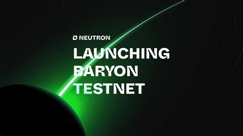 Neutron On Twitter Baryon Testnet Is Live Preparations For