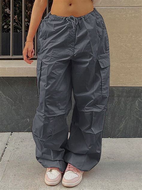 Drawstring Y2K Baggy Cargo Pants Clothes Cargo Pants Women Fashion