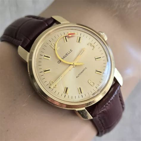 OROLOGIO UOMO VINTAGE BULOVA Caravelle Automatico Razzo Seconda Mano