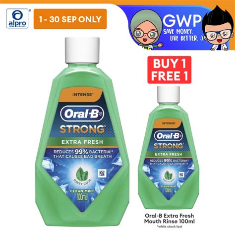 Oral B Extra Fresh Mouth Rinse 100ml Exp 112023 Shopee Malaysia