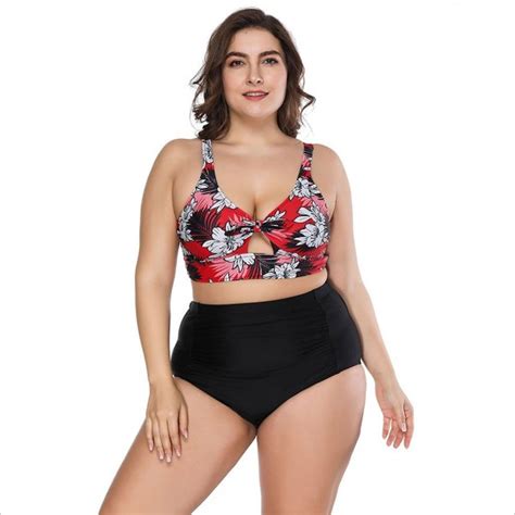 Women Strappy Green Leaves Bikini Set Padded Swimsuit Green Ch Odta Gv