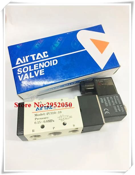 V Lvula Solenoide El Ctrica Airtac De 5 V As Y 2 Posiciones 4V210 08 DC