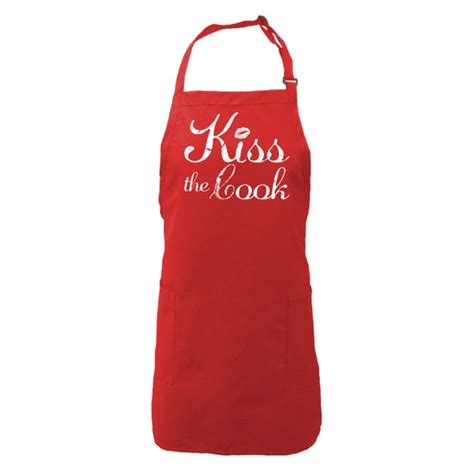 Kiss The Chef Apron Etsy