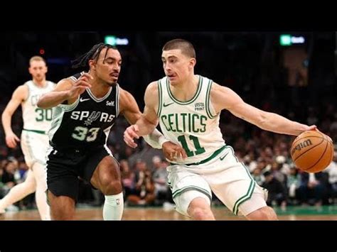 San Antonio Spurs Vs Boston Celtics Full Game Highlights January 17