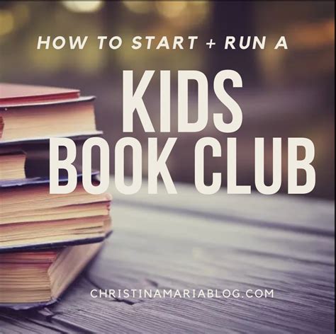 How to start a book club for kids - Christina Maria Blog