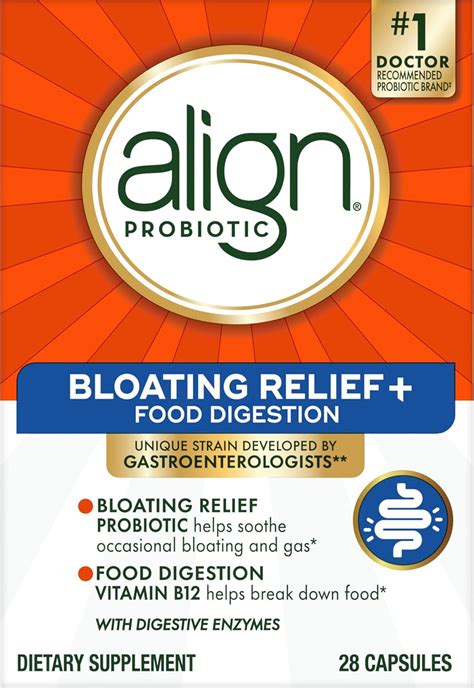 Align Probiotic Bloating Relief Food Digestion Probiotics For Women