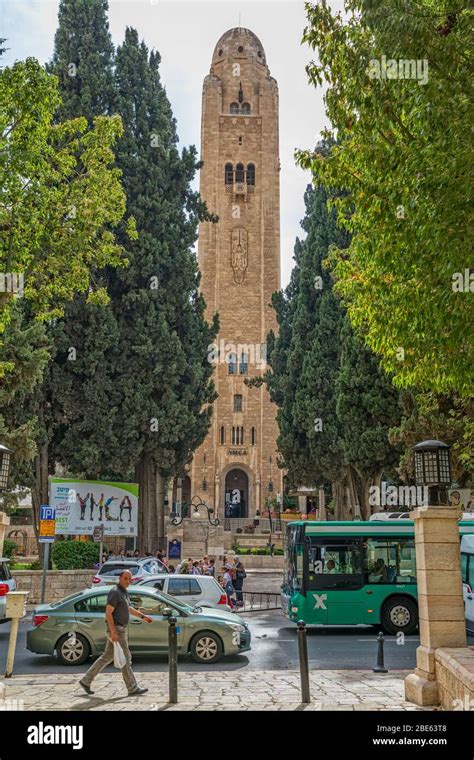 Jerusalem International YMCA building Stock Photo - Alamy