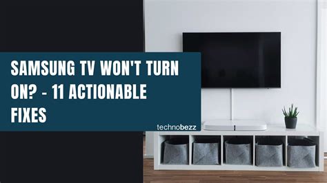 How To Fix A Samsung Tv That Won T Turn On Tried Tested