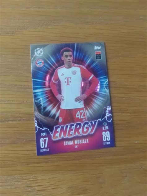 Jamal Musiala Energy Card Match Attax