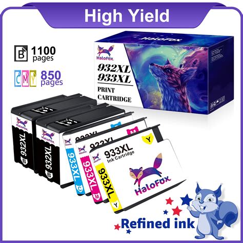 Halofox 932XL 933XL Ink Replacement For HP 932 XL 933 XL Ink Cartridge