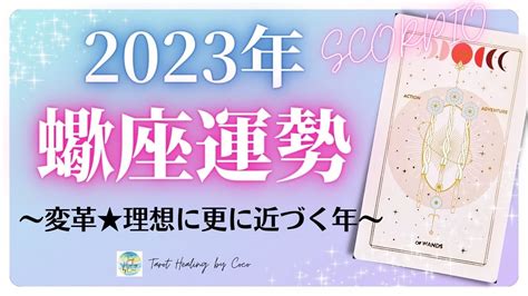 蠍座♏️2023年の運勢🦂可能性とワクワクに満ちた新しい物語が始まる💖 癒しと気付きのタロット占い🔮 Youtube