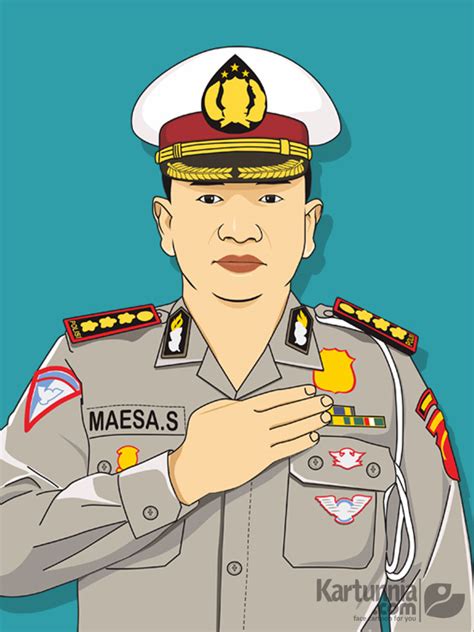 Vector Kartun Polisi Kartunnia