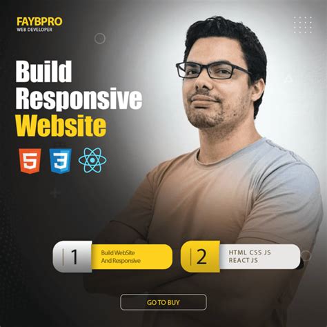 Build Responsive Website With Html Css Js And React Js By Faybpro