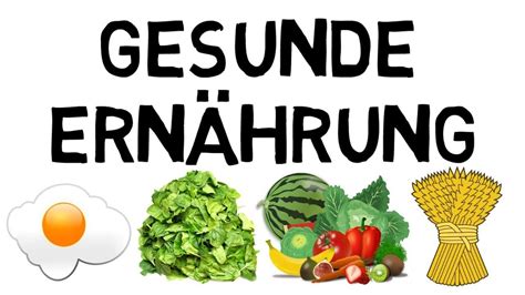 Gesunde Ernährung 10 Regeln DGE YouTube