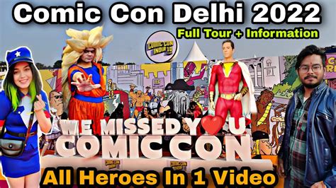 Comic Con Delhi 2022 Comic Con 2022 Delhi Vlog Comic Con India 2022