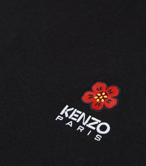 Mens Kenzo Black Boke Flower Sweatshirt Harrods UK