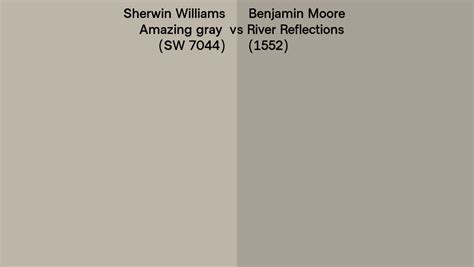 Sherwin Williams Amazing Gray Sw 7044 Vs Benjamin Moore River