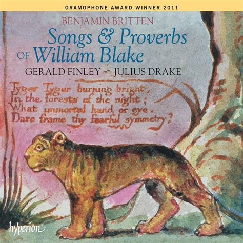 Britten Songs Proverbs Of William Blake Tit For Tat Other Songs