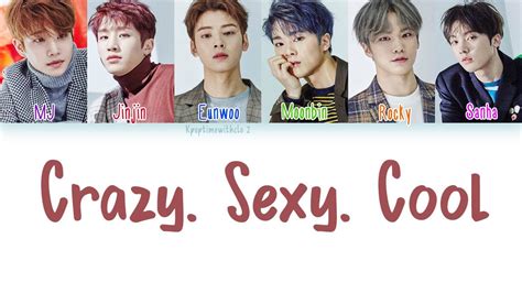 Astro Crazy Sexy Cool Lyrics Color Coded Han Rom Eng