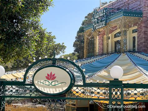 Breaking Full Menu Announced For Tiana S Palace Restaurant Coming To