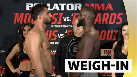 Bellator 296 Gegard Mousasi And Fabian Edwards Weigh In Before Paris