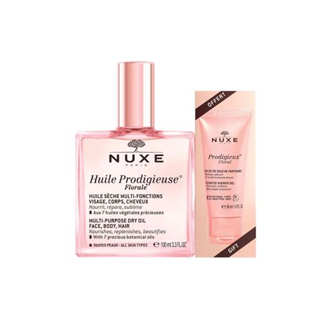 Nuxe Huile S Che Ml Gel E De Douche Prodigieux Floral Ml