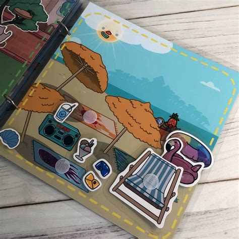 Toca Boca Тока Бока альбом-книга на липучках з новими локаціями ...