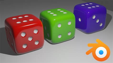 Blender Tutorial How To Create Dice In Blender 2020 YouTube