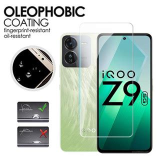 2in1 Tempered Glass For IQOO Z9 4G 5G 2024 Screen Protector For IQOOZ9