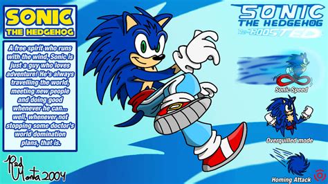 Sonic Re Boosted Sonic The Hedehog By Thepencilmaster2004 On Deviantart