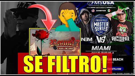 Filtran C Kan Mc Davo Round Eminem Vs Azcino Se Enfrentaran En