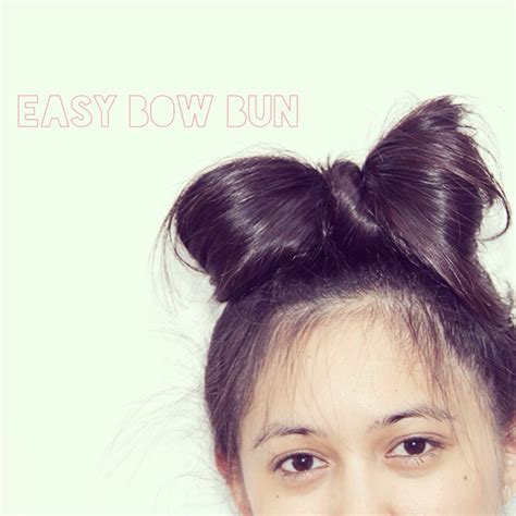 Hairstyle 101 Hair Bow Bun Tutorial Ranneveryday