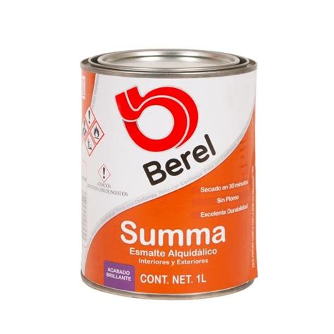 Esmalte AlquidÁlico Summa 1 L BermellÓn The Home Depot México