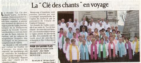 Chorale La Clé des Chants UGINE Savoie