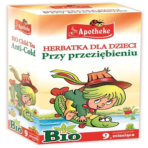 HERBATKA DLA DZIECI NA PRZEZIĘBIENIE BIO 20 x 1 5 g APOTHEKE Cedrovit