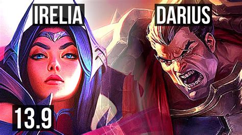 Irelia Vs Darius Top Solo Kills Legendary Kr Master