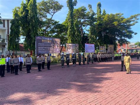 Bacakan Amanat Kapolri Bupati Bantaeng Jadi Irup Apel Gelar Pasukan Ops