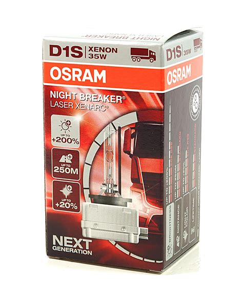 Xenonpære D1S Osram Xenarc Night Breaker Laser 220 Next Gen 1 stk