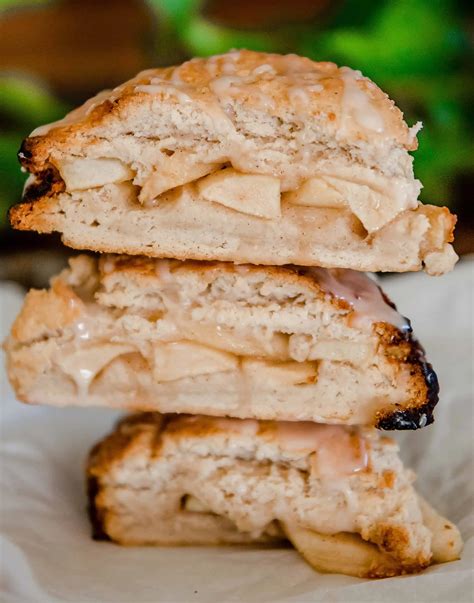 Homemade Apple Scones With Apple Pie Filling