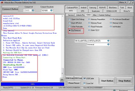 Itel S Plus Frp Lock Remove Done By Miracle Thunder Success