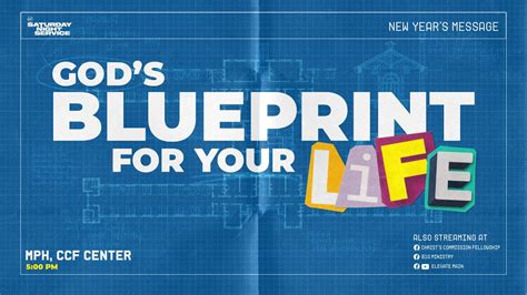 God S Blueprint For Your Life Follow God S Blueprint For Your Life