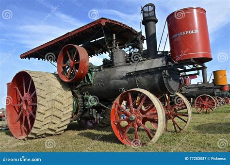 Restored Minneapolis Steam Engine Editorial Photo