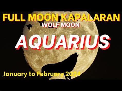 Aquarius WOW MAKAKABINGWIT NG MALAKING ISDA Full Moon February