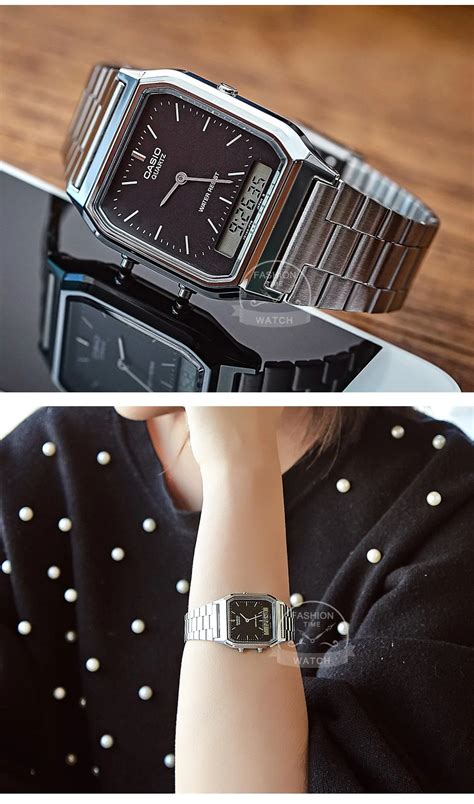 Casio часы золотые часы мужчины лучший бренд класса люкс двойной ...