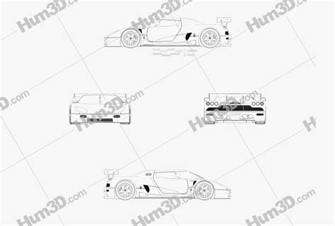 Koenigsegg Ccgt Blueprint Dmodels