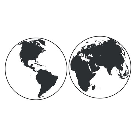 Earth Globes Vector Illustration 11168567 Vector Art At Vecteezy