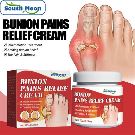 South Moon Bunion Pains Relief Cream Toe Joint Valgus Corrector Cream