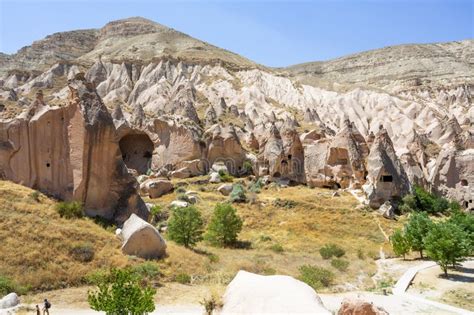 Beautiful View Of Zelve Open Air Museum Cappadocia Stock Image Image