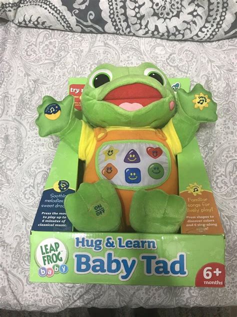 LeapFrog Hug & Learn Baby Tad Plush Singing and Music Children ...