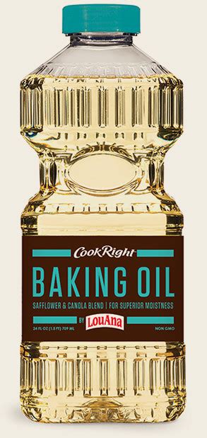 Cooking Right Baking Oil Louana Oils